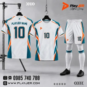 Áo bóng đá thiết kế Aqua Flash| PLAYJER