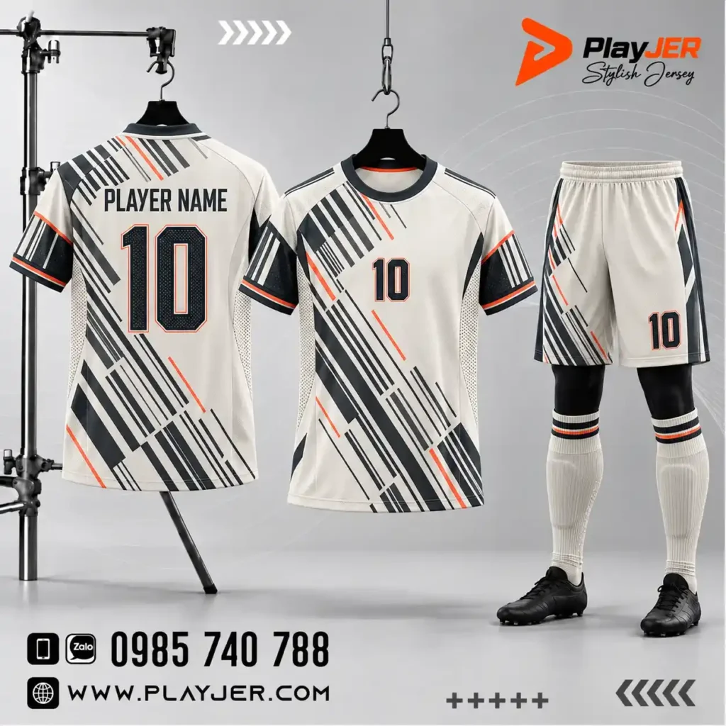 Áo bóng đá thiết kế Barcode | PLAYJER