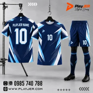 Áo bóng đá thiết kế Blue Storm | PLAYJER